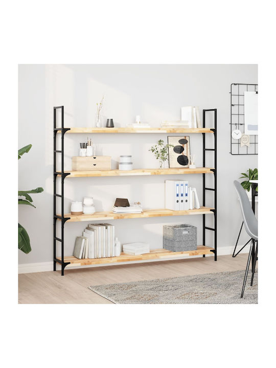vidaXL Rectangular Bookcase Shelf made of Solid Wood Acacia 160x20x4cm 3279439 1pcs
