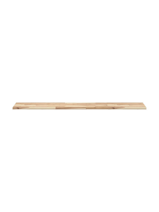 vidaXL Rectangular Bookcase Shelf made of Solid Wood Acacia 140x30x2cm 3279383 1pcs