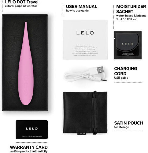 Lelo Dot Reiseklitorisvibrator Pink
