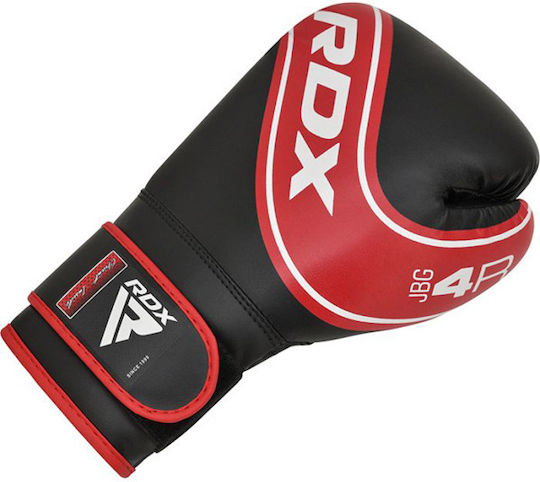 RDX Kids Παιδικά Γάντια Πυγμαχίας από Συνθετικό Δέρμα για Αγώνα Κόκκινα