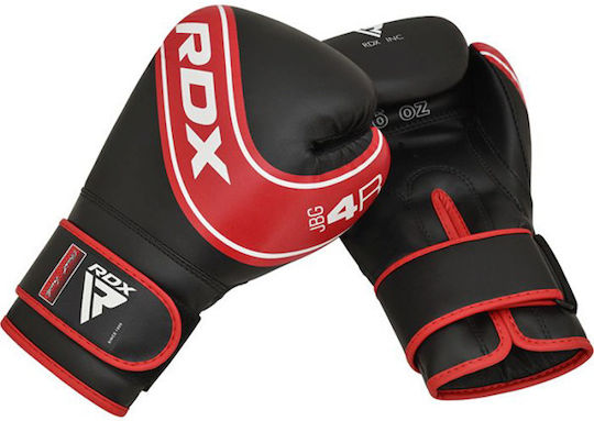 RDX Kids Παιδικά Γάντια Πυγμαχίας από Συνθετικό Δέρμα για Αγώνα Κόκκινα