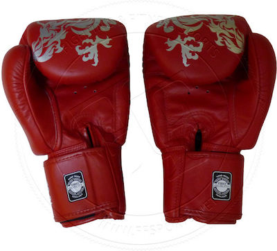 Twins Special Boxhandschuhe aus Leder Rot