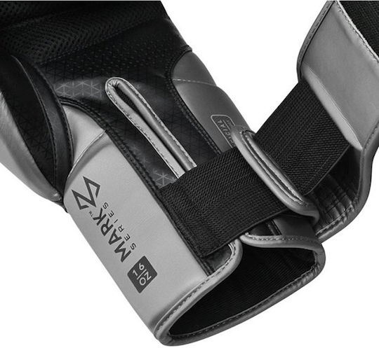 RDX L2 Mark Pro Γάντια Πυγμαχίας Δερμάτινα για Αγώνα Ασημί