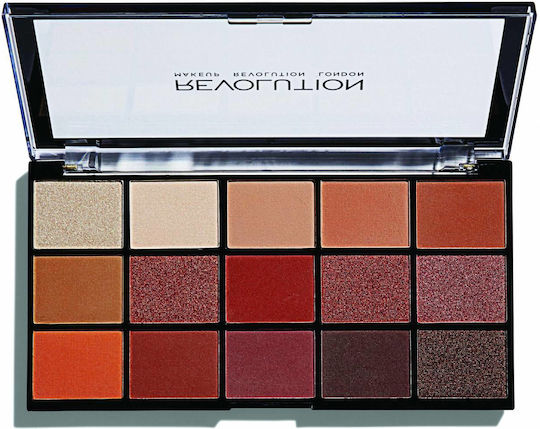 Revolution Beauty Παλέτα με Σκιές Ματιών Matte σε Στερεή Μορφή Iconic Fever 16.5gr