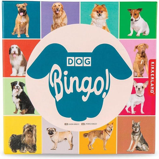 Board Game Dog Bingo for 1-12 Players 6+ Years Old (EN) Kikkerland
