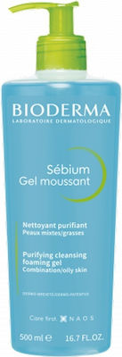 Bioderma Gel Curățare Sebium pentru Piele Grasă 500ml