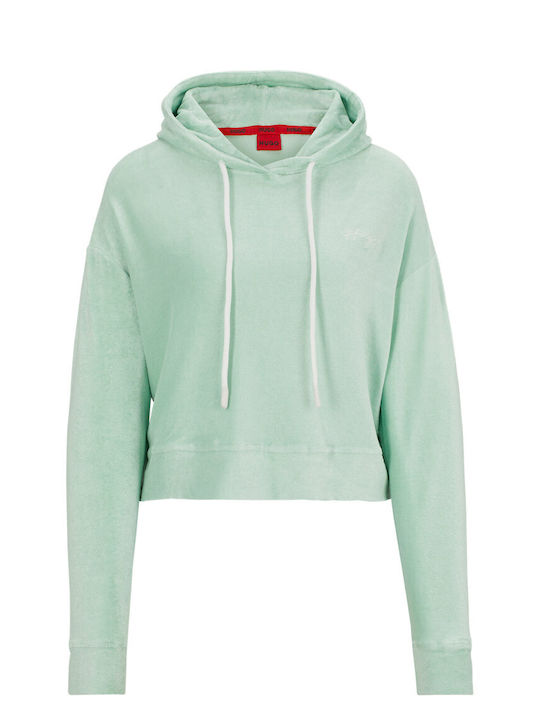 Nala Γυναικείο Φούτερ με Κουκούλα Pale Green