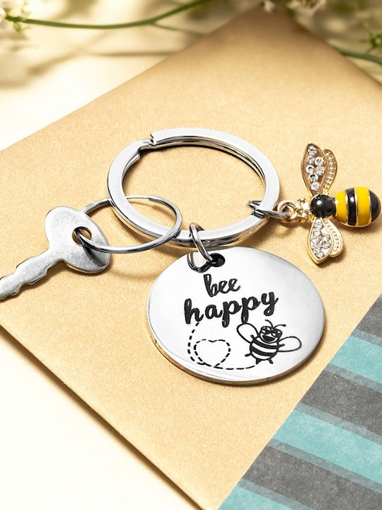 Cheiță metalică Bee Happy Metal 6x3