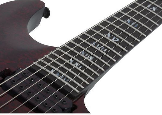 Schecter C-1 Apocalypse Ηλεκτρική Κιθάρα Κόκκινη με Θήκη