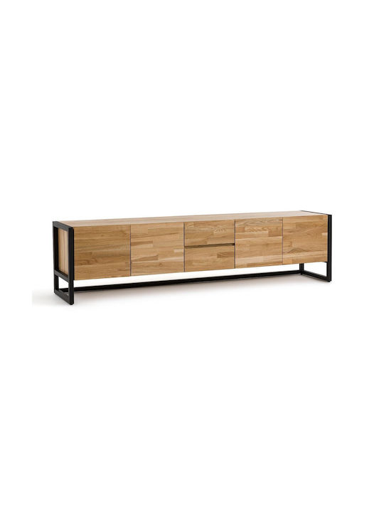 Mobilier Stand TV Din Lemn Masiv De Stejar L200xA42xÎ50cm