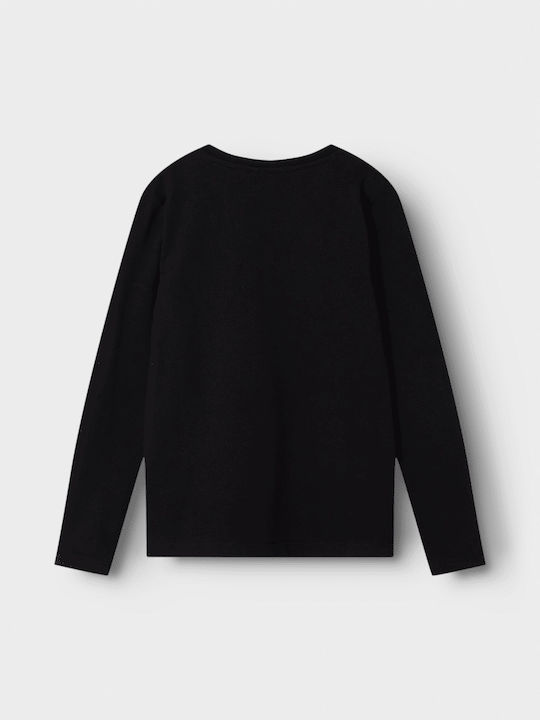 Name It Children's Blouse Long Sleeve Black Nkmvictor Ls Top