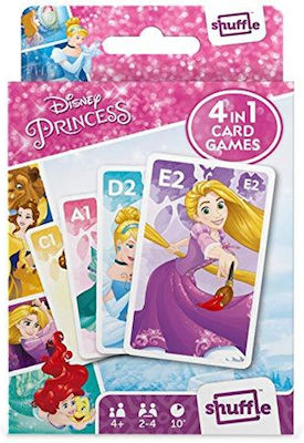 Shuffle Board Game Disney Princess for 2-4 Players 4+ Years (EN)