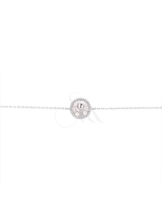 Bracelet made of Silver with Zircon