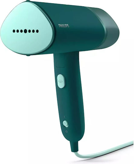 Philips Series 3000 Ατμοκαθαριστής Ρούχων Χειρός 1000W με Δοχείο 120ml Πράσινος