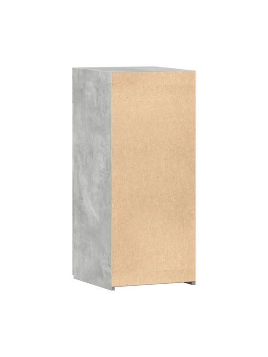 Living Room Display Cabinet Made of Particle Board Grey 40x42.5x93cm