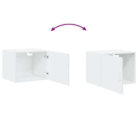 vidaXL Badezimmerschrank B50xT42.5xH40cm Weiß
