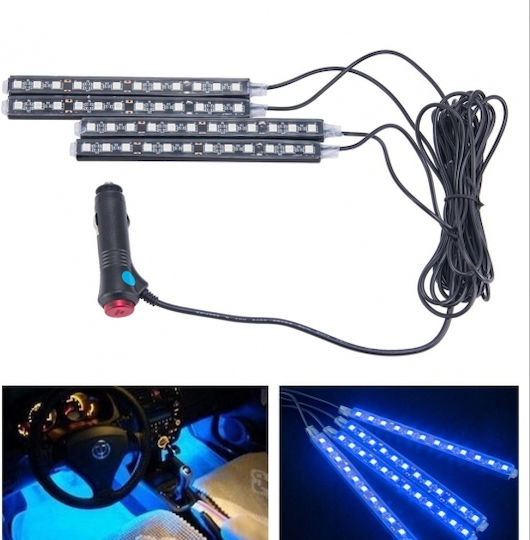 Interior Decorative Car Lighting System 30cm 12V RGB