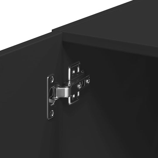 vidaXL Badezimmerschrank B30xT42.5xH40cm Schwarz