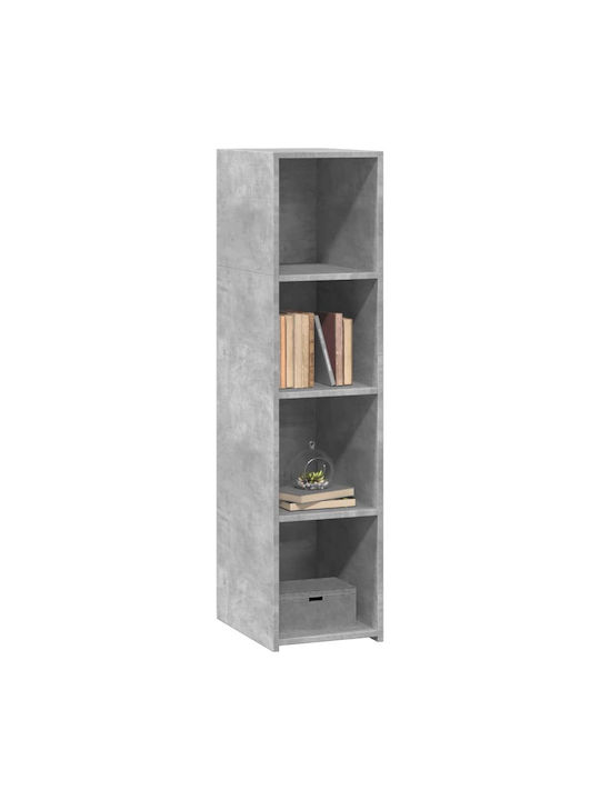 Bibliothek Grau 30x41x124cm