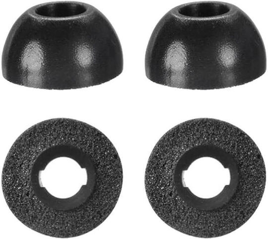 Set 2 Edman Memory Foam Ohrstöpsel Samsung Galaxy Buds Pro Größe S Schwarz