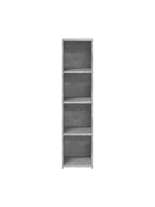 Bibliothek Grau 30x41x124cm