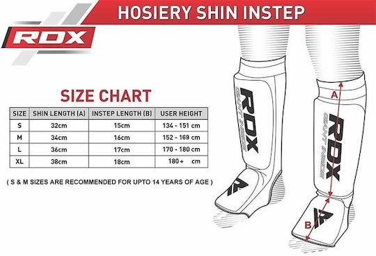 RDX Shin Guards Adults Black