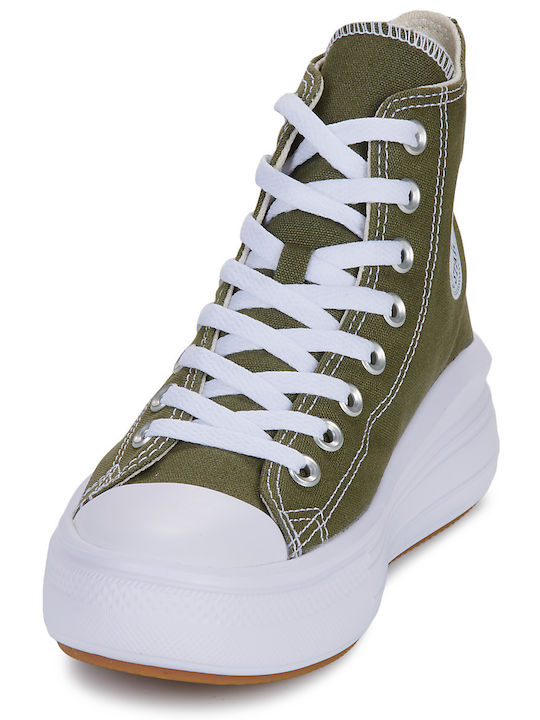 Move Platform Damen Stiefel Grün