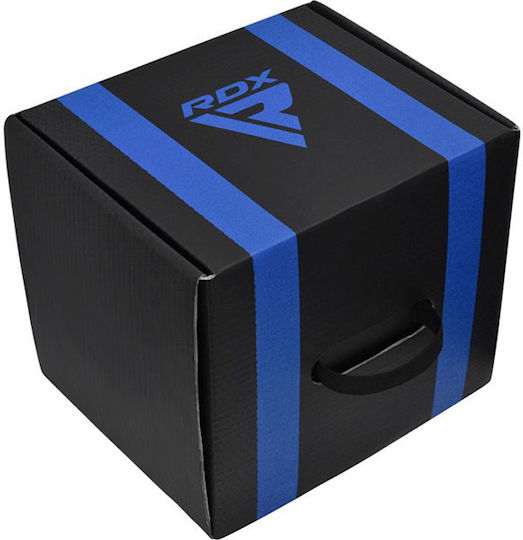 RDX Adult Full Face Boxing Headgear Leather Blue