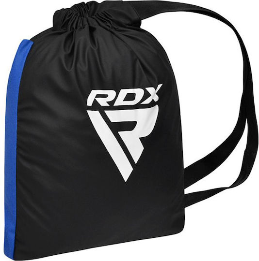 RDX Adult Full Face Boxing Headgear Leather Blue