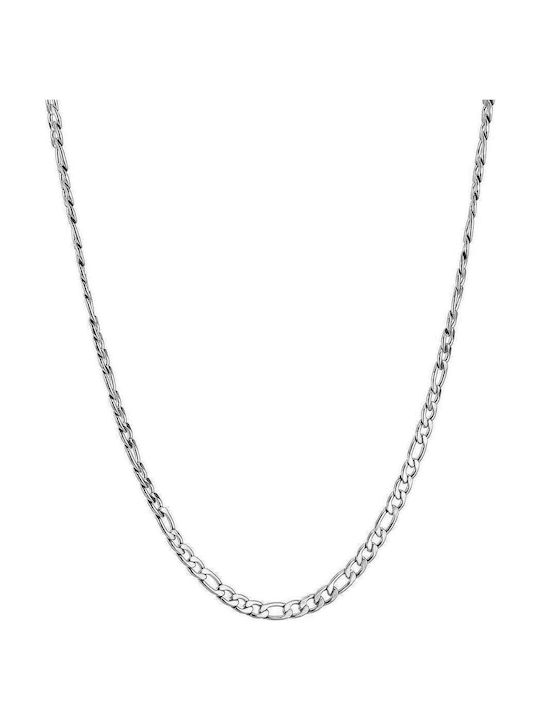 Goldsmith Αλυσίδα Λαιμού από Ατσάλι Λεπτή Πάχους 2mm και Μήκους 50cm