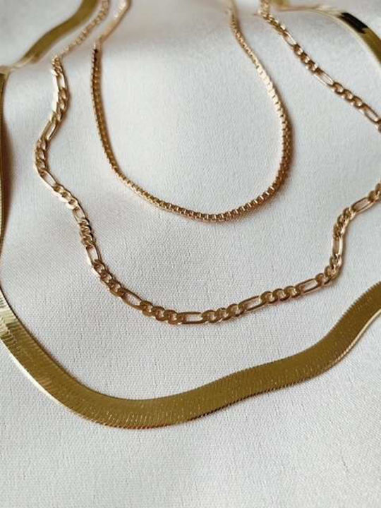 Goldsmith Αλυσίδα Λαιμού Επιχρυσωμένη Λεπτή Πάχους 2mm