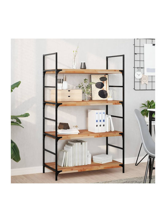 vidaXL Rechteckig Bücherregal aus Massivholz Olive 60x40x4cm 3279631 1Stück