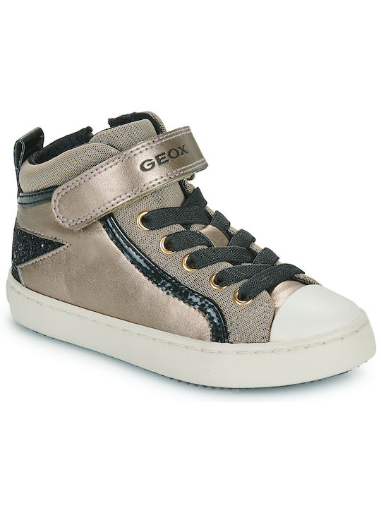 Geox J Kalispera Kids Sneakers High Anatomic Gold