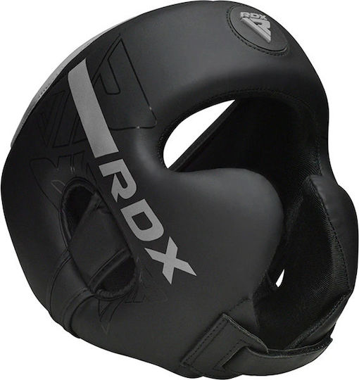 RDX Adult Open Face Boxing Headgear Leather White