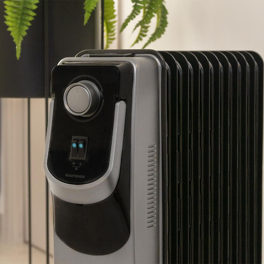 Cecotec Readywarm 11000 Space 360 Black Καλοριφέρ Λαδιού με 11 φέτες 2500W