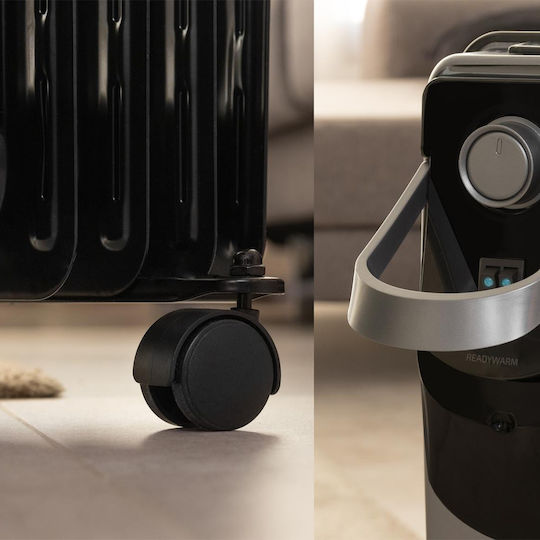 Cecotec Readywarm 11000 Space 360 Black Καλοριφέρ Λαδιού με 11 φέτες 2500W
