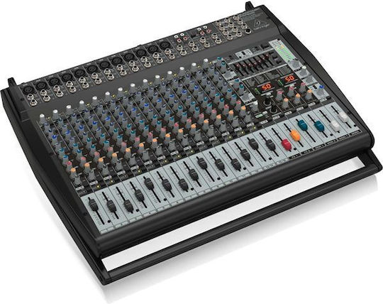 Behringer PMP6000 Αυτοενισχυόμενη Αναλογική Κονσόλα 20 Καναλιών με Phantom Power & 12 Εισόδους XLR Bundle