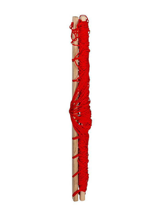 Muhler Hängematte Einzeln Netz Rot 200x80cm