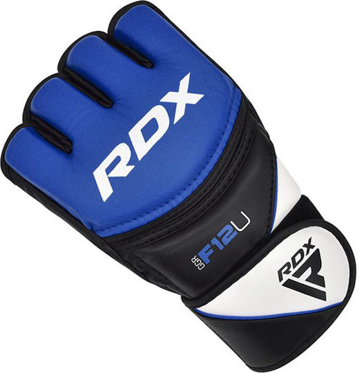 RDX Grappling MMA Ръкавици Кожени Син