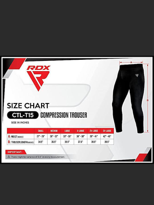 Rdx Compression Trouser T15 Black