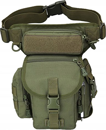 Verk Group Militärische Tasche Oberschenkel Grün