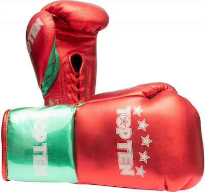 Top Ten Leather Boxing Competition Gloves Red