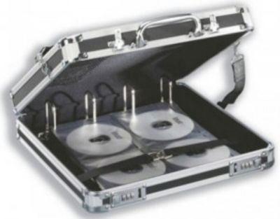 Leitz Locking Media Binder 6713 CD/DVD Flight Case for CD & Vinyl