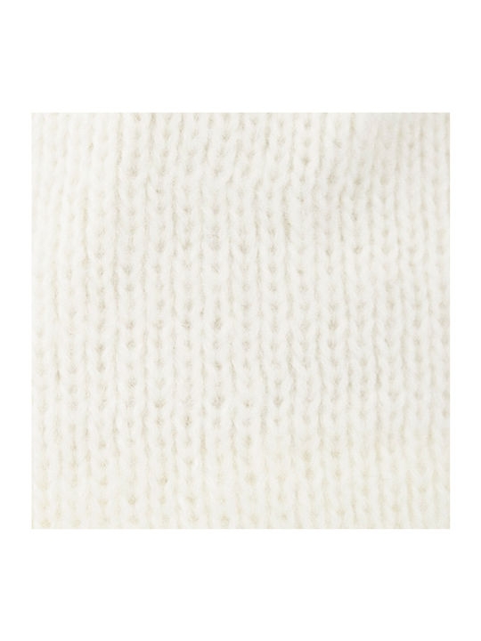 Cabaia Beanie Unisex Beanie Knitted in White color