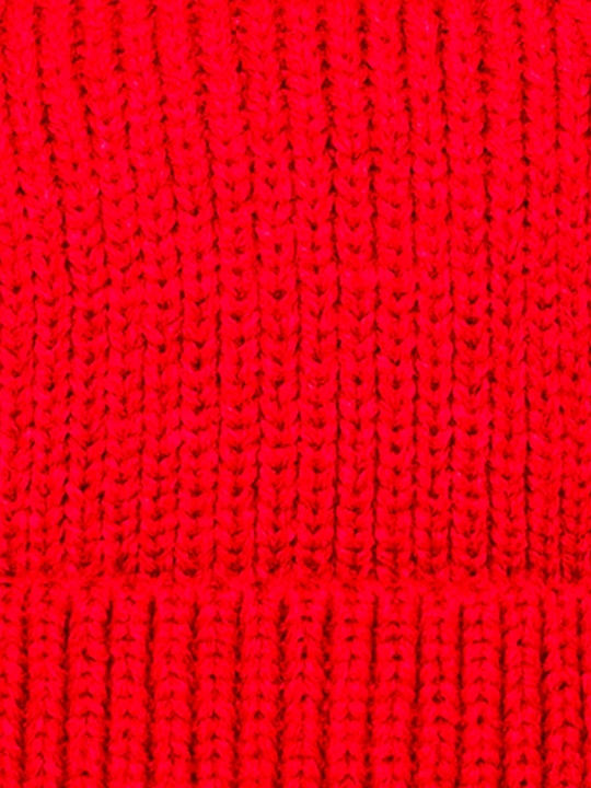 Cabaia Beanie Unisex Σκούφος Πλεκτός σε Κόκκινο χρώμα