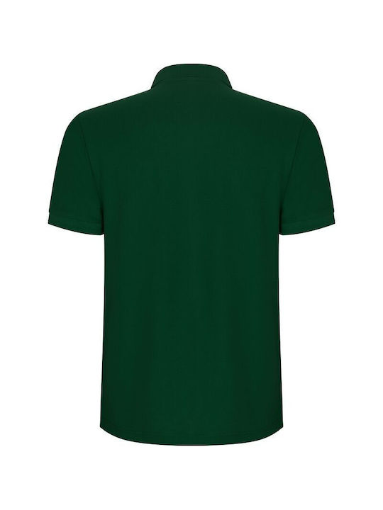 Roly Premium Bărbați Bluza Promotională Mânecă Scurtă Sticlă verde