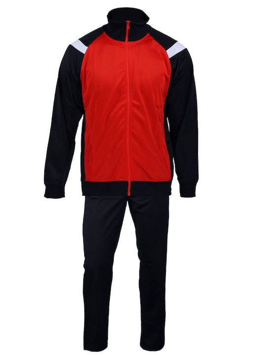 Tracksuit Glossy without Elastic Red