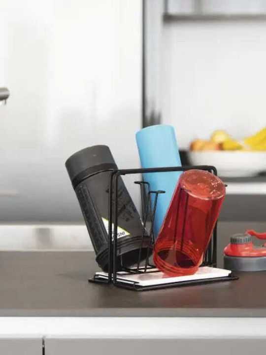 HAMA Bază De Organizare Pentru Chiuveta De Bucătărie Din Plastic Negru 17x20cm