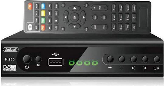 Andowl Q-DV900 Q-DV900 Ψηφιακός Δέκτης Mpeg-4 4K UHD Συνδέσεις SCART / HDMI