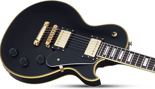 Schecter Solo II Custom ABSN Ηλεκτρική Κιθάρα Single Cut με HH Διάταξη Μαγνητών Aged Black Satin